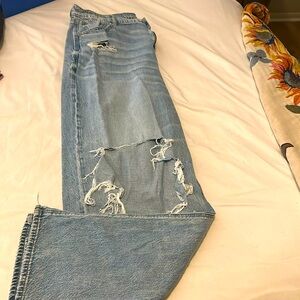 American Eagle distressed jeans. US women’s size 16. Baggy fit.